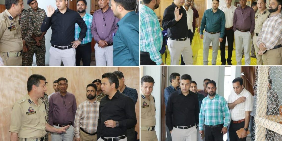 Lok Sabha Elections-2024 Counting of Votes: RO Srinagar PC inspects Counting Centres at SKICC-Centaur