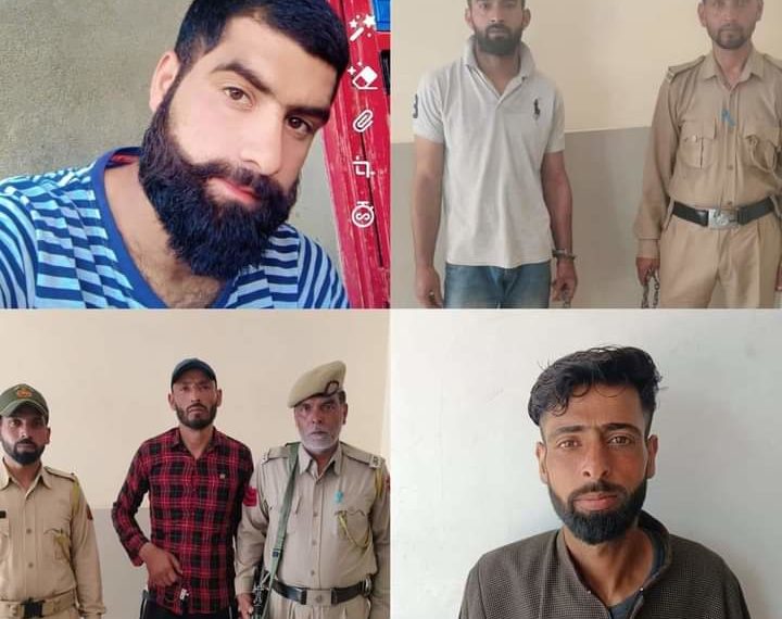 Sopore Police has booked three notorious Drug Smugglers
