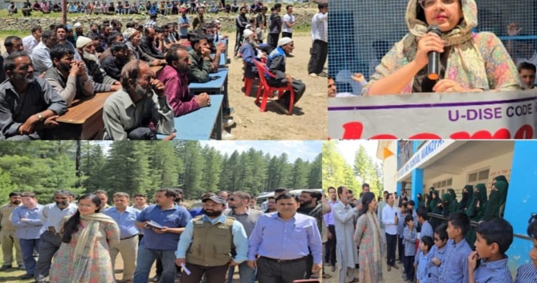 DC Kupwara visits far flung Budnamal area, inspects various public institutions, hears public issues