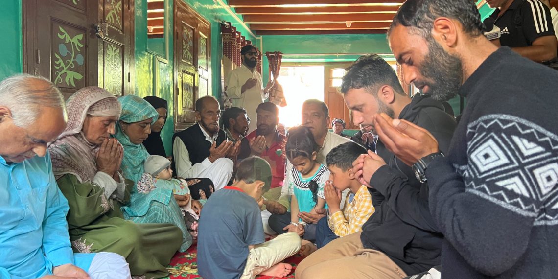 BJP General Secretary Ashok Koul Pays Tribute to Shaheed Aijaz Ahmad Sheikh in Heerpora Shopian