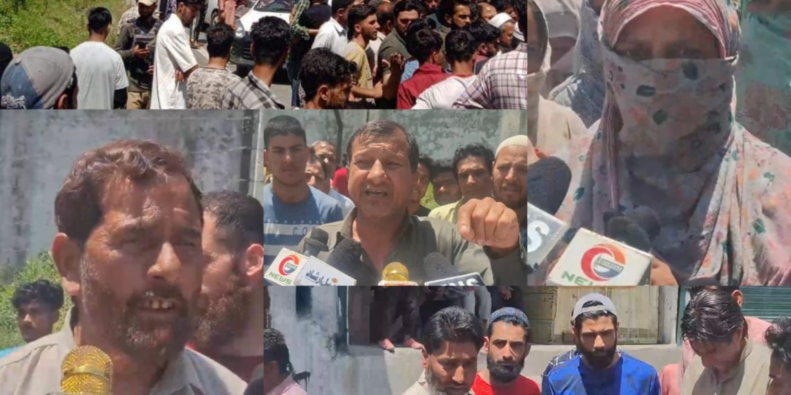 Anguish Over Water Crisis Leads Chamkote Karnah Residents to Block NH701