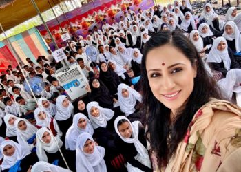 Art Workshop by Rouble Nagi Art Foundation Transforms Remote Govt. Higher Secondary School