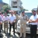 Div Com Jammu conducts on spot inspection of upgradation project works in Transport Nagar Chairs meeting to review progress of repair and maintenance of roads within Jammu city