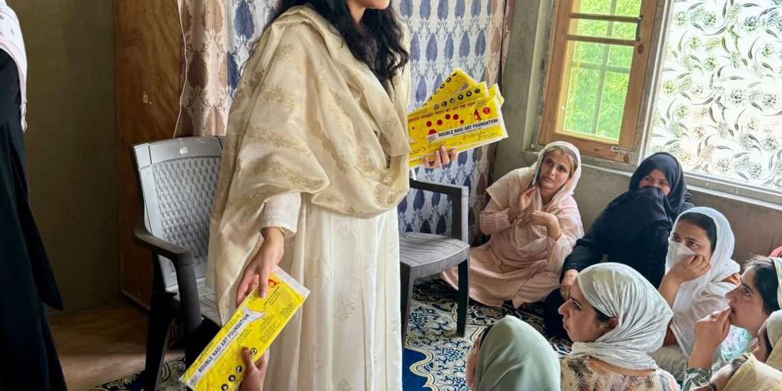Rouble Nagi Art Foundation Conducted Women Empowerment Workshop and Menstrual Hygiene Drive in North Kashmir’s Sopore