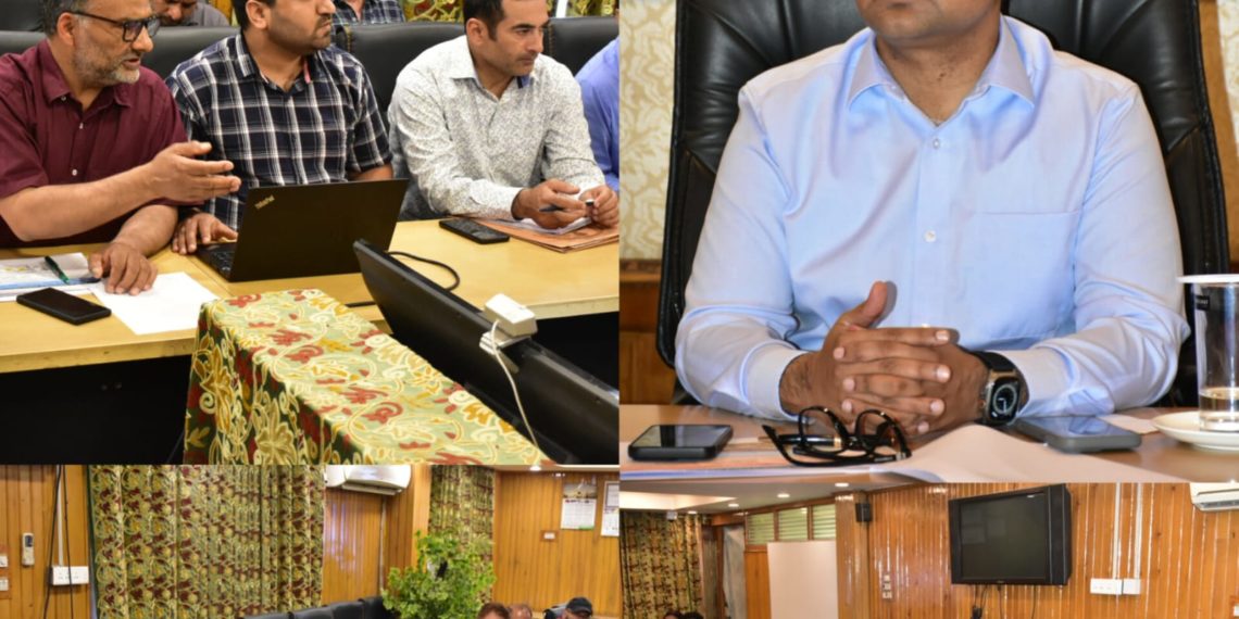 Commissioner SMC holds review meeting on SWM in Srinagar City