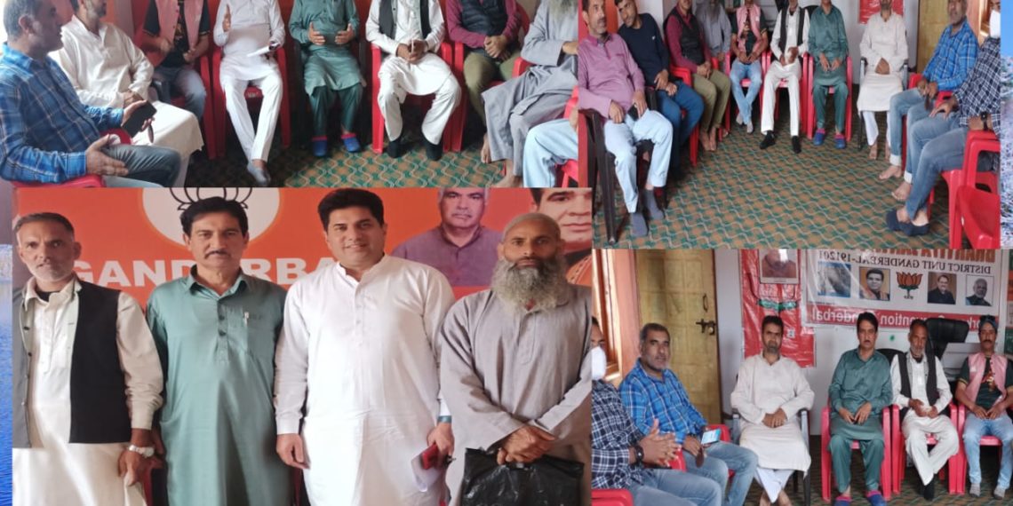 BJP Ganderbal Unit Holds Constituency Level Meeting to Assess Strength