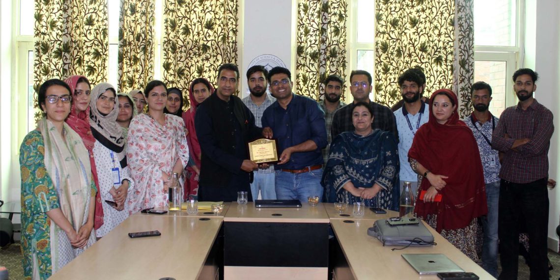 Communication Specialist at UNICEF interacted with students at IUST