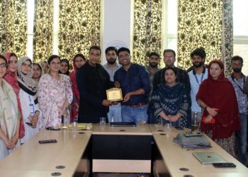 Communication Specialist at UNICEF interacted with students at IUST