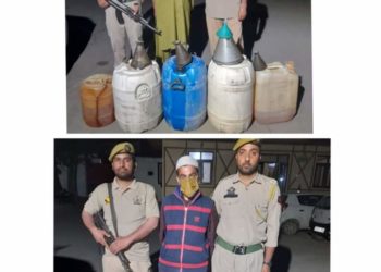 Crackdown on blackmarketeers- Police recovered Illicit petrol, diesel & kerosene in Baramulla, 2 accuseds arrested