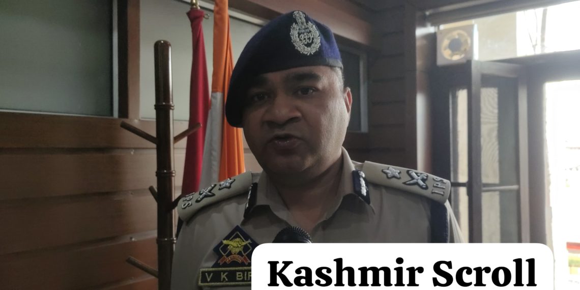All mandated security arrangements put in place for counting of votes tomorrow: IGP Kashmir VK Birdi
