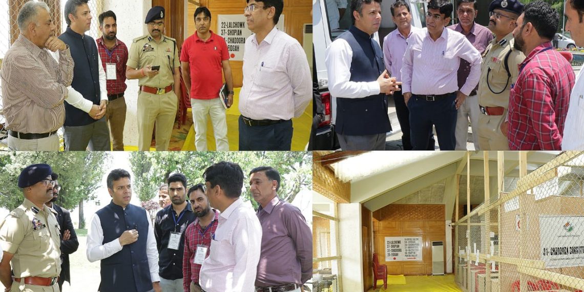 Lok Sabha Elections-2024 Counting Observers for Srinagar PC review preparations for Counting of Votes Elaborate arrangements put in place meticulously for smooth Counting at SKICC-Centaur as per ECI guidelines: RO Srinagar