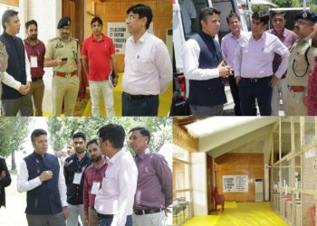 Lok Sabha Elections-2024 Counting Observers for Srinagar PC review preparations for Counting of Votes Elaborate arrangements put in place meticulously for smooth Counting at SKICC-Centaur as per ECI guidelines: RO Srinagar