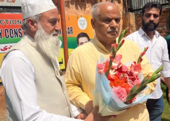 BJP General Secretary (Organization) Jammu, Kashmir, and Ladakh, Ashok Koul, Addresses Party Workers in Srinagar