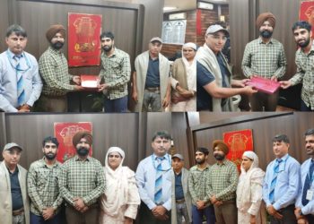 DC congratulates Parents of NEET 2024 Topper Deedwar of Doda Town