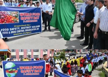 World Food Safety Day celebrated at Kulgam DC flags-off Rally from Mini-Secretariat