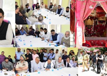 Div Com Kashmir visits Tullamulla, finalizes arrangements for Annual Mela Kheer Bhawani Instructs officers to ensure elaborate arrangements for the Mela