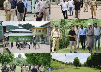 DC Bandipora visits various Religious Places Ahead of Eid ul Adha