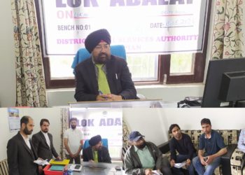 Special Lok Adalat held at Shopian