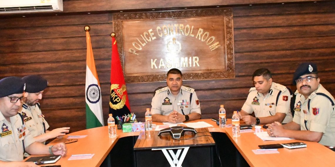 IGP Kashmir chairs security review meeting at PCR Kashmir
