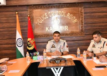 IGP Kashmir chairs security review meeting at PCR Kashmir