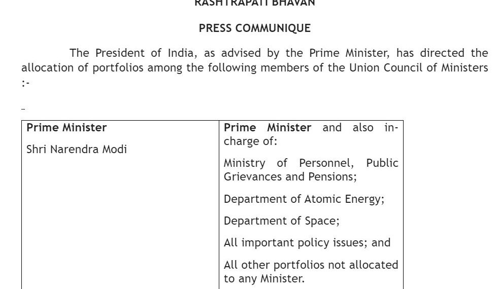 Minister of State and Cabinet Ministers
