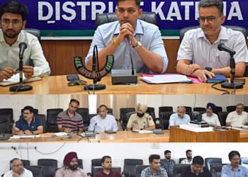 DC Kathua reviews arrangements for Shri Amarnath Ji Yatra