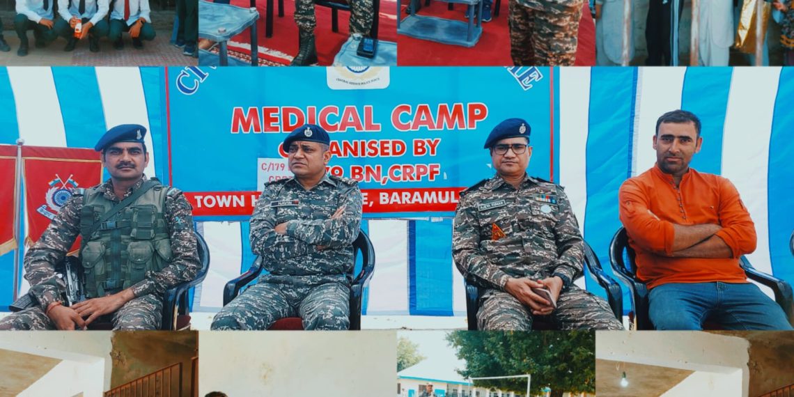 179 BN CRPF Organizes Successful Medical Camp in Dangerpora Zaingair, Benefiting Over 500 Residents