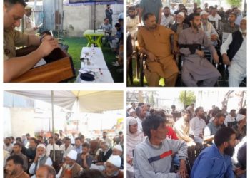 Police facilitates PCPG meeting in Handwara