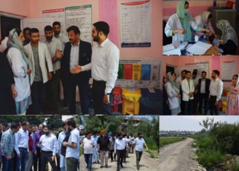 DC Budgam inspects  upgraded  NTPHC, Dalwan village in Charar-i-Sharief