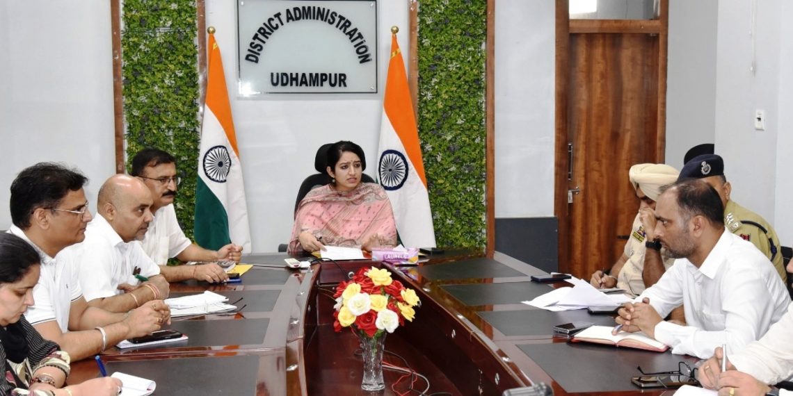 DC Udhampur finalizes arrangement for JKSSB Supervisor SWD written exam