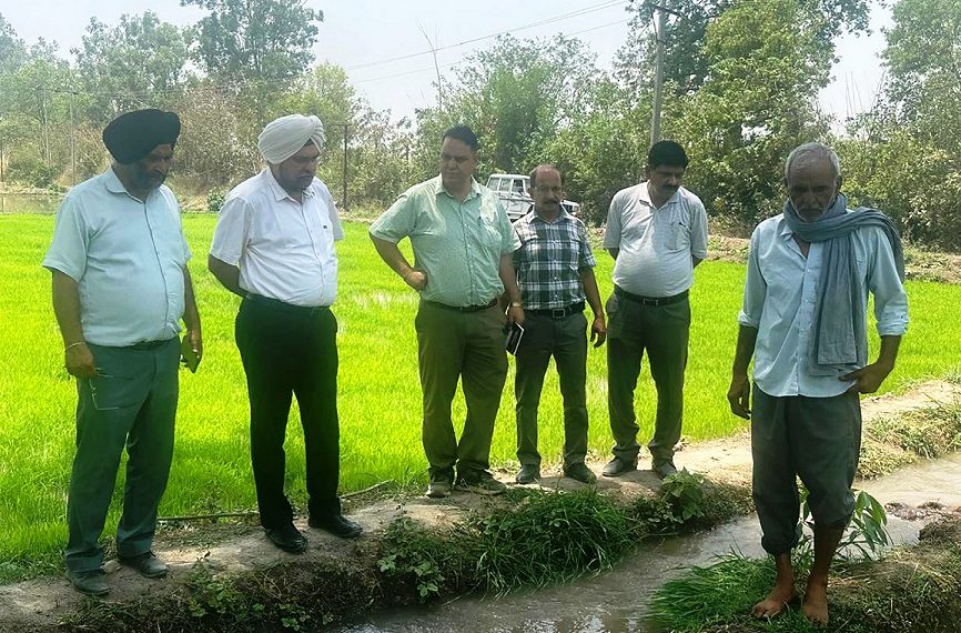 Director Agriculture Jammu reviews Kharif Crop preparedness at SM Farm Chinore