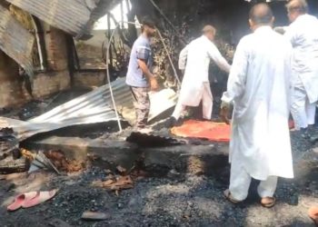 Fire damages Shrine in Srinagar
