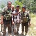 Mohammed Rafi has just been caught alive by the Police Army SOG soldiers from a forest he has been taken into police custody