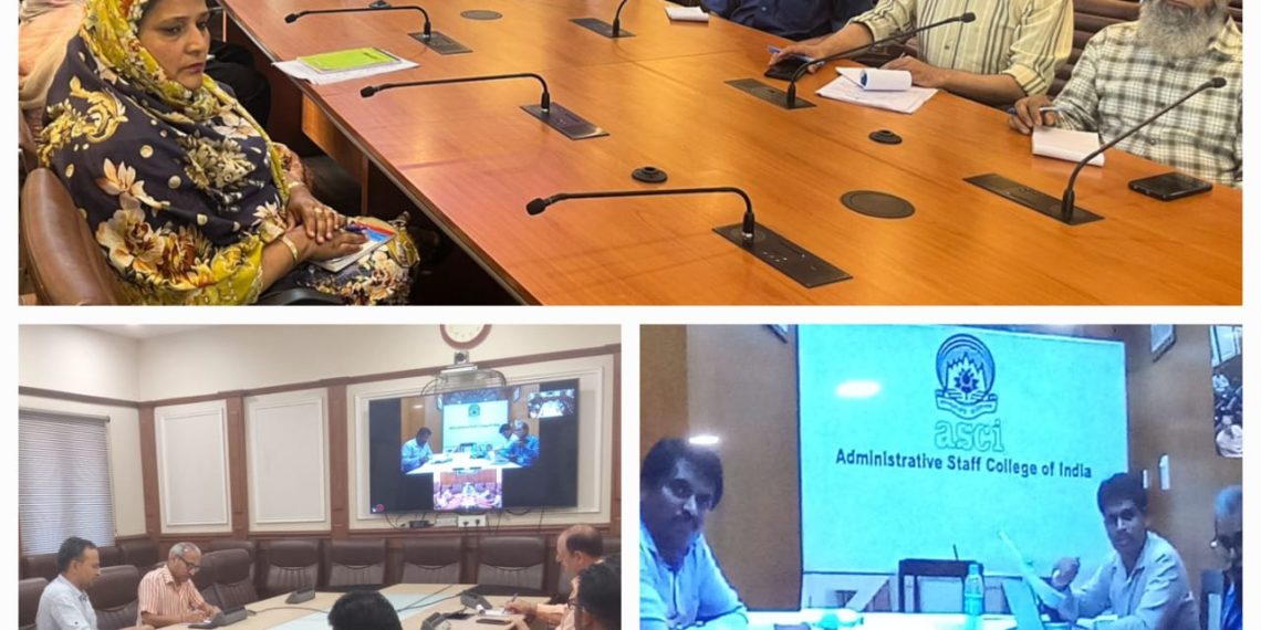 Secy ARI & Trainings Deptt, ASCI Hyderabad representatives discuss measures for improving public service delivery in J&K