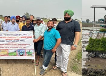 Director Agriculture Jammu inaugurates first of its kind Paddy Transplanter