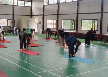 Yoga Day Celebrated at Govt. Degree College Magam