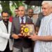 Lieutenant Governor Manoj Sinha Honored at Trade Fair 2024 in Srinagar by Dr. Touseef Ahmed and Iraq Federation President