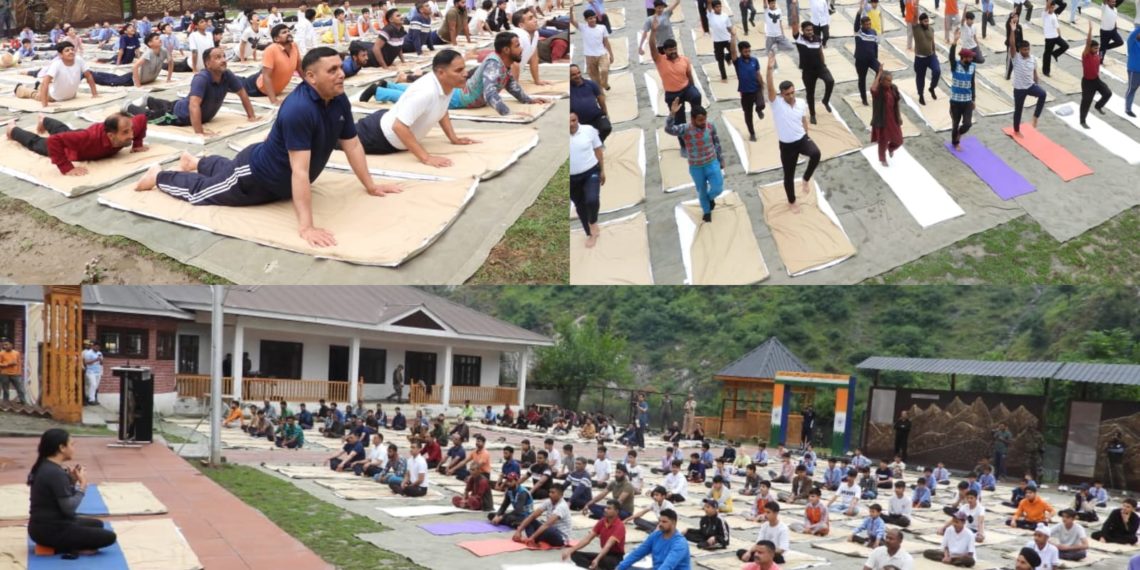 Yoga Day Celebrations Foster Camaraderie and Wellness at LoC Teethwal