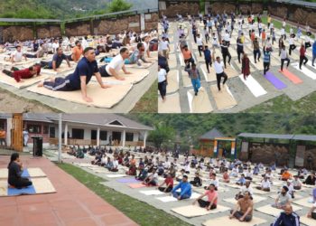 Yoga Day Celebrations Foster Camaraderie and Wellness at LoC Teethwal