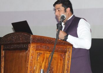 Burhan Hussain delivers Talk at NCC Camp, JAK LI RC Campus in Rangreth