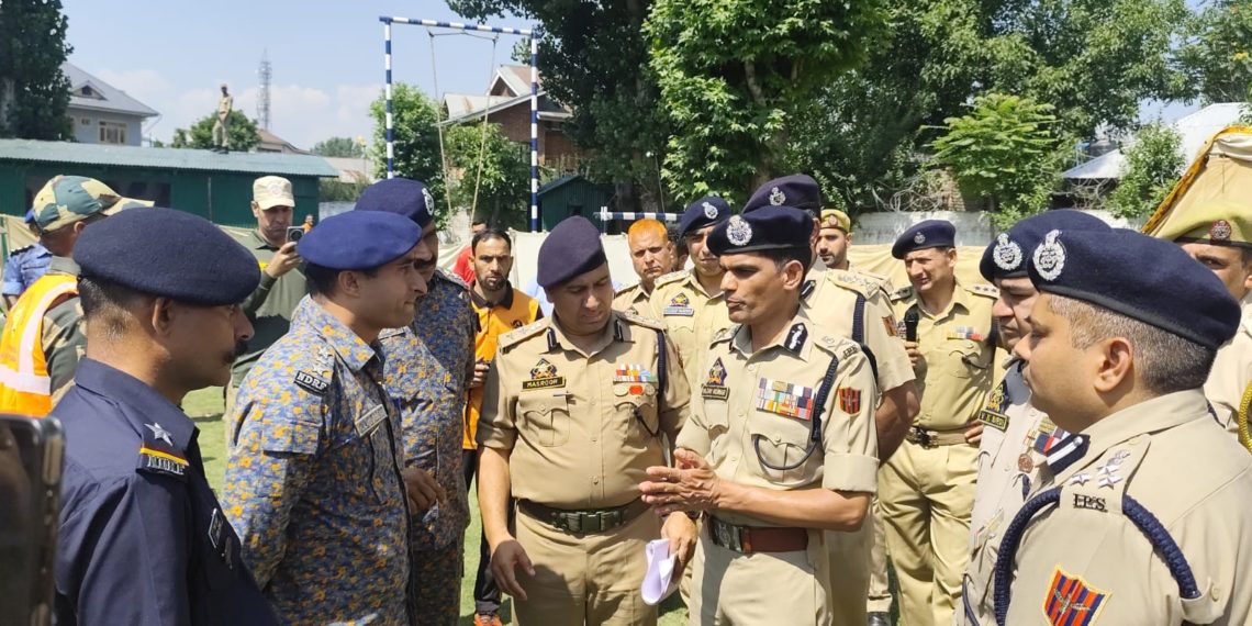 SANJY-2024: Rehearsal, Briefing among MRT teams held at SDRF 1 Bn. Barzulla Baghat Srinagar