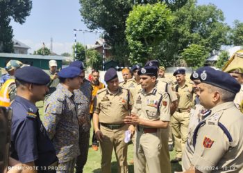 SANJY-2024: Rehearsal, Briefing among MRT teams held at SDRF 1 Bn. Barzulla Baghat Srinagar