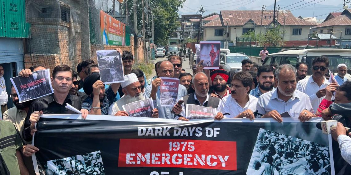 BJP Marks June 25 as Black Day in Kashmir Valley, Calls Congress a Constitutional Threat