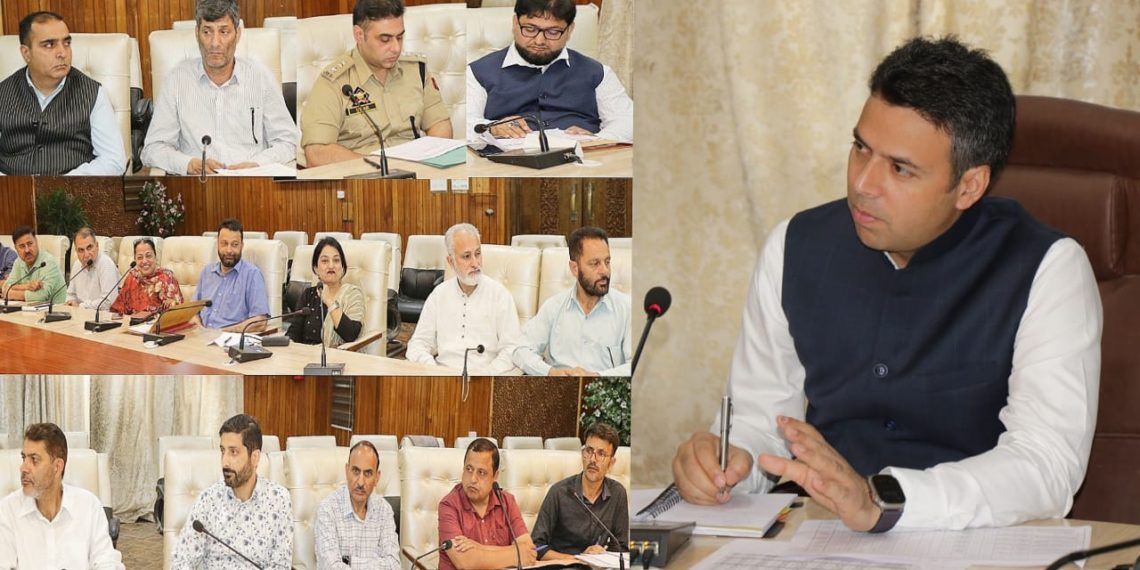 DC Srinagar chairs District Level Committee meeting of NCORD