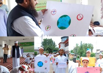 Karwani Islamia International held Drawing competition to create awareness On Drug abuse In Valley.