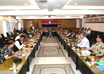 IGP Kashmir chairs joint security review meeting of SANJY-2024 at PCR Kashmir