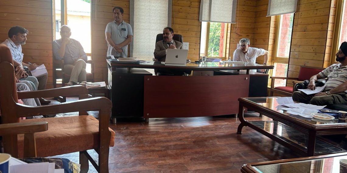 Director Health Services Kashmir Holds Meeting to Ensure Foolproof Arrangements for Muharram-Ul-Haram