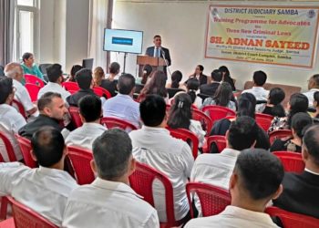 Orientation programme on New Criminal Laws hosted for District Bar Association Samba