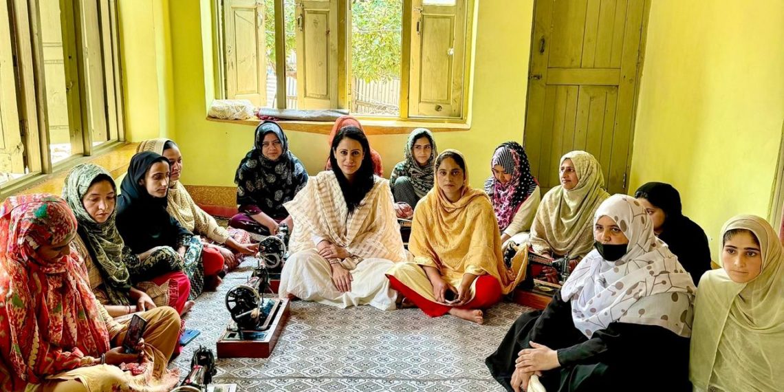 Rouble Nagi Art Foundation Opens second Skill Centre for Women in North kashmir Sopore Rampur Rajpur Village