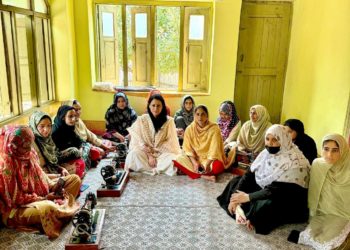 Rouble Nagi Art Foundation Opens second Skill Centre for Women in North kashmir Sopore Rampur Rajpur Village